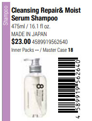 8 The Thalasso, Cleansing Repair& Moist Serum Shampoo